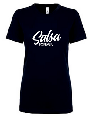 Open image in slideshow, The Salsa Forever Tee Dark - Chica
